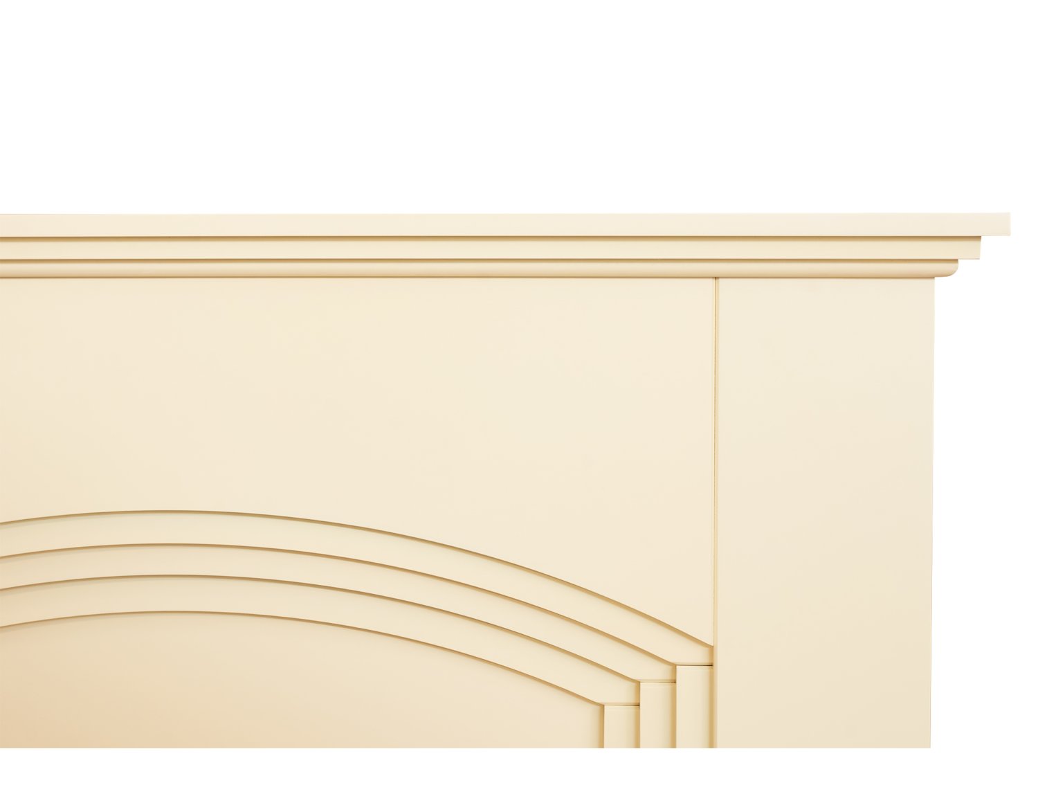 Adam Kirkdale Fireplace Cream / Ivory 45"