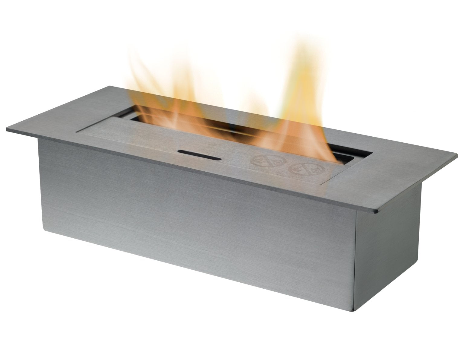 Adam Large Bio Ethanol Burner Stainless Steel, 3 Litre Capacity
