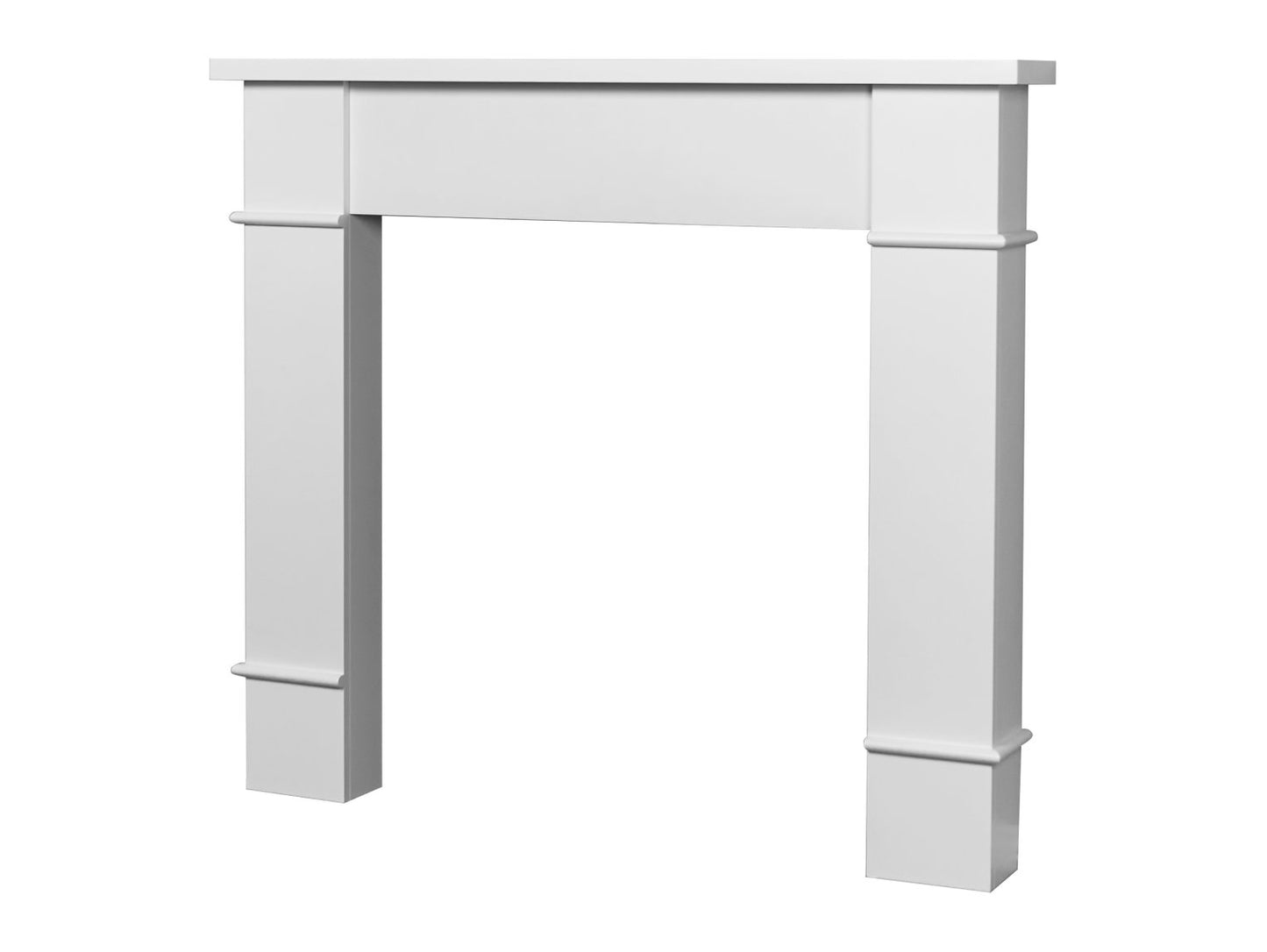 Adam Linton Mantelpiece + Downlights Pure White, 48"