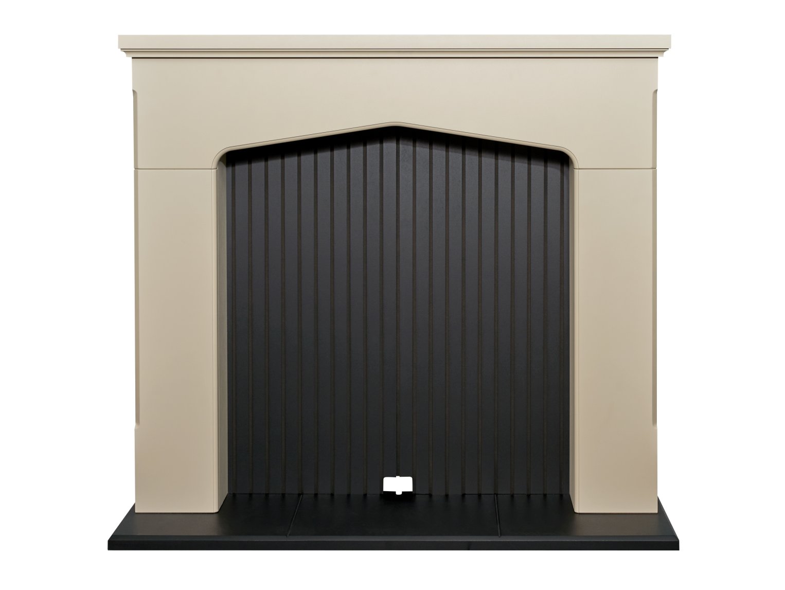 Adam Ludlow Stove Fireplace in Stone Effect, 48 Inch
