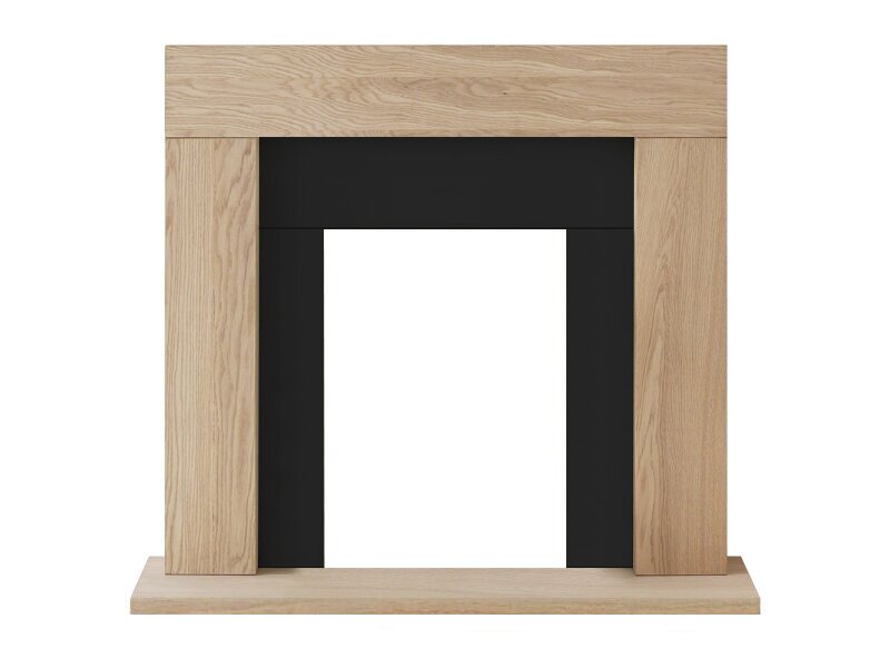 Adam Malmo Fireplace Oak & Black/Cream, 39"