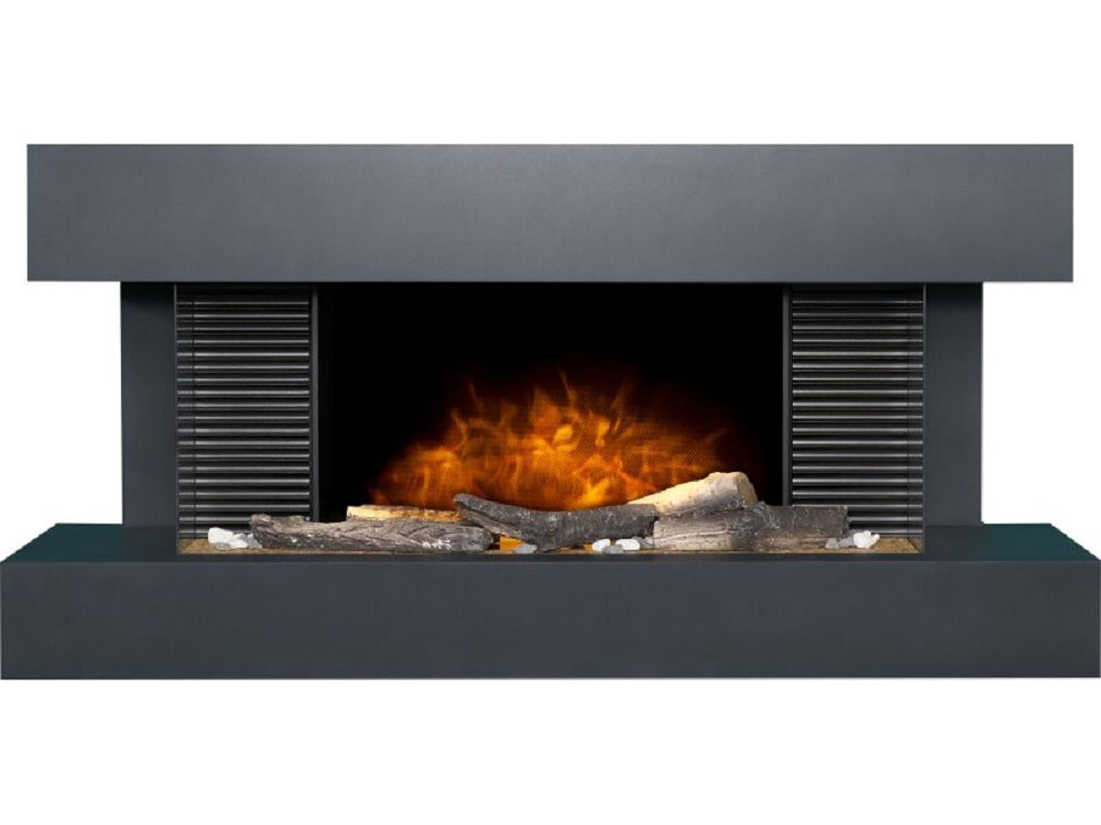 Adam Manola XL Charcoal Grey Wall Mounted Electric Suite, 48 Inch
