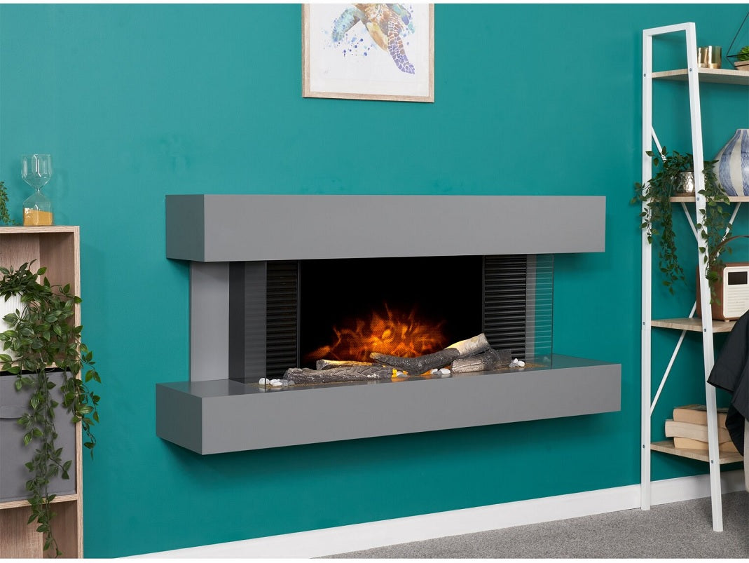 Adam Manola XL Grey Wall Mounted Electric Suite, 48 Inch