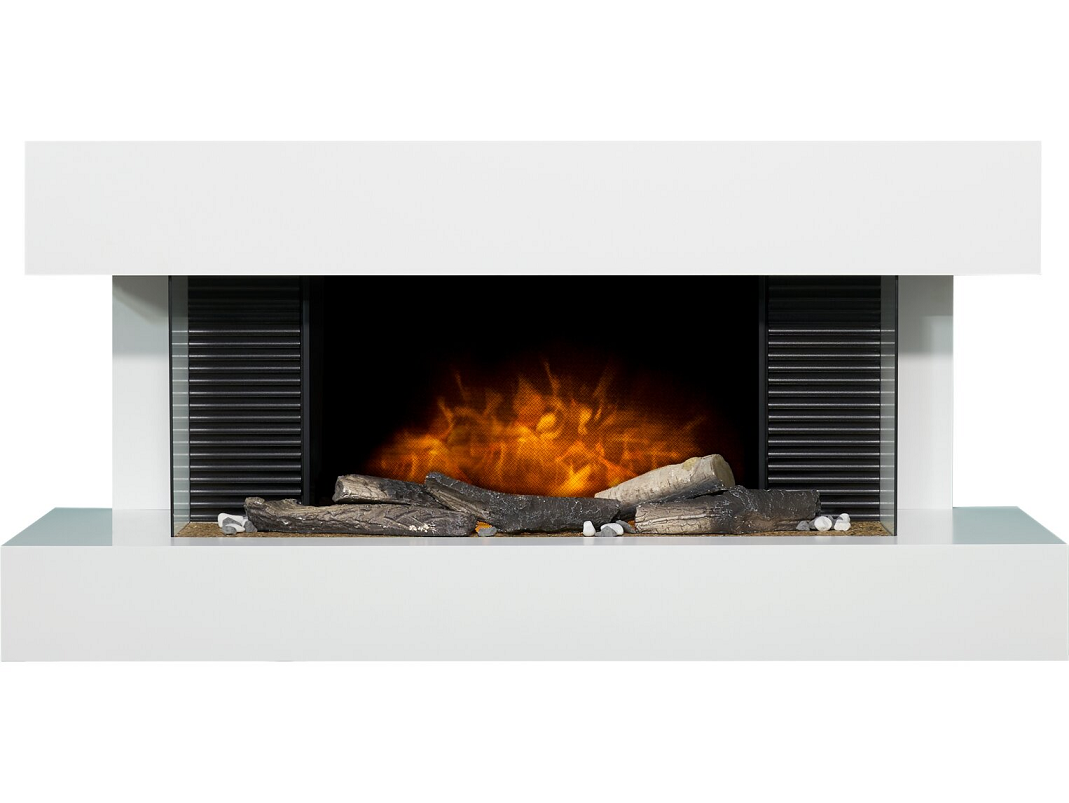 Adam Manola XL Pure White Wall Mounted Electric Suite, 48 Inch