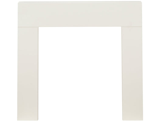 Adam Miami Mantelpiece in Pure White, 46 Inch