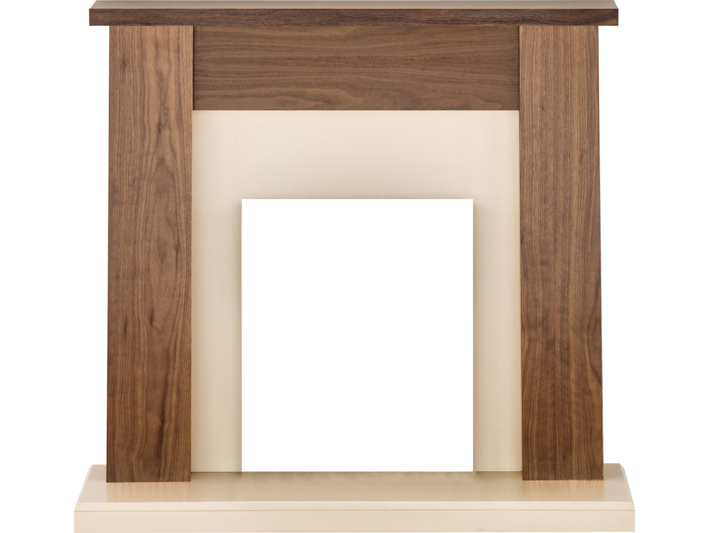 Adam New England Fireplace in Walnut, 48 Inch