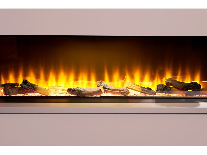 Adam Sahara Electric Inset Media Wall Panoramic Fire 31 Inch 750mm