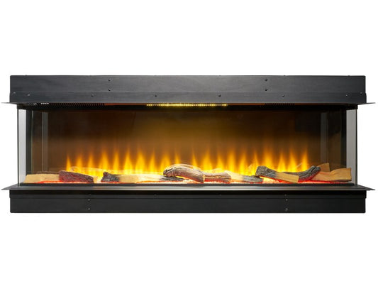 Adam Sahara Electric Inset Media Wall Panoramic Fire 51 Inch 1250mm