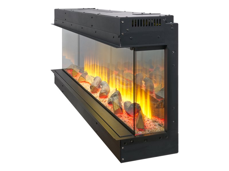 Adam Sahara Electric Inset Media Wall Panoramic Fire 51 Inch 1250mm