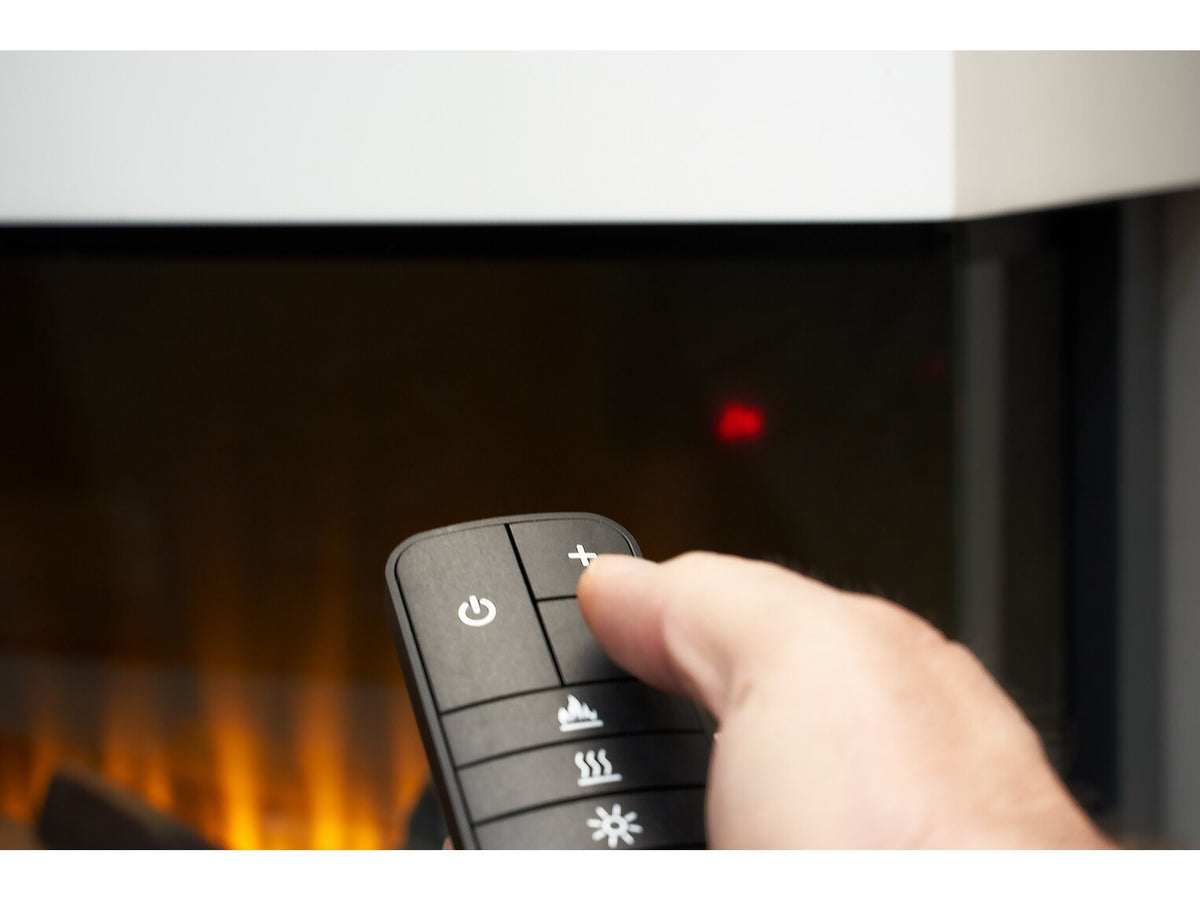 Adam Sahara Electric Inset Media Wall Panoramic Fire 42 Inch 1000mm