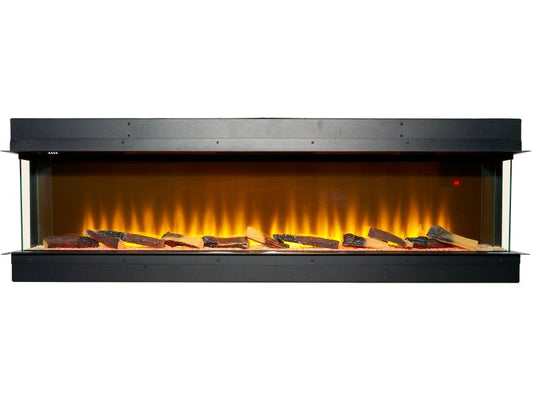 Adam Sahara Electric Inset Media Wall Panoramic Fire 61 Inch 1500mm