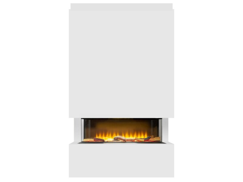Adam Sahara Pre-Built Media Wall Fireplace Package 1