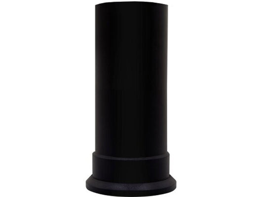 Adam Short Straight 250 Electric Fire Half Stove Pipe Black 8698