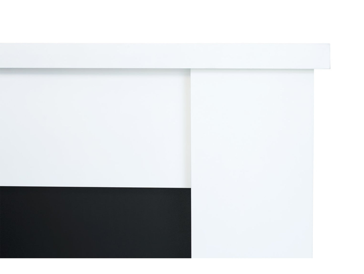 Adam Solus Fireplace Black and Pure White, 39"