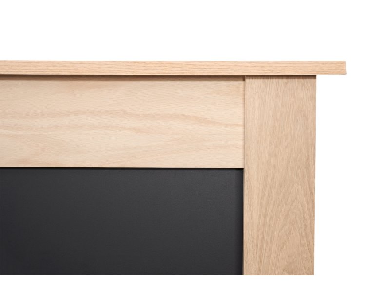 Adam Southwold Fireplace Oak & Black, 43"