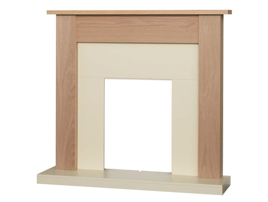 Adam Southwold Fireplace Oak & Cream, 43 inch