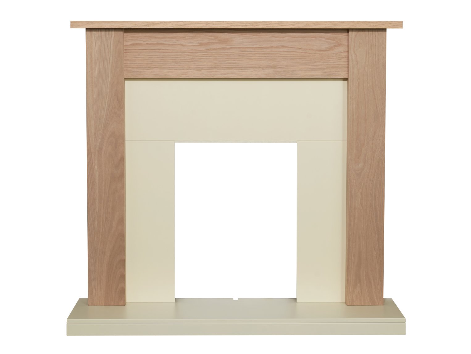 Adam Southwold Fireplace in Oak & Cream, 43 inch