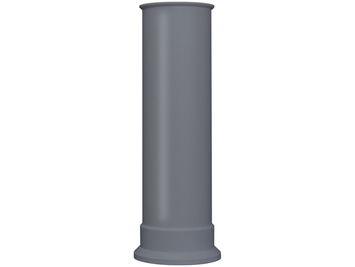 Adam Straight Stove Pipe in Grey