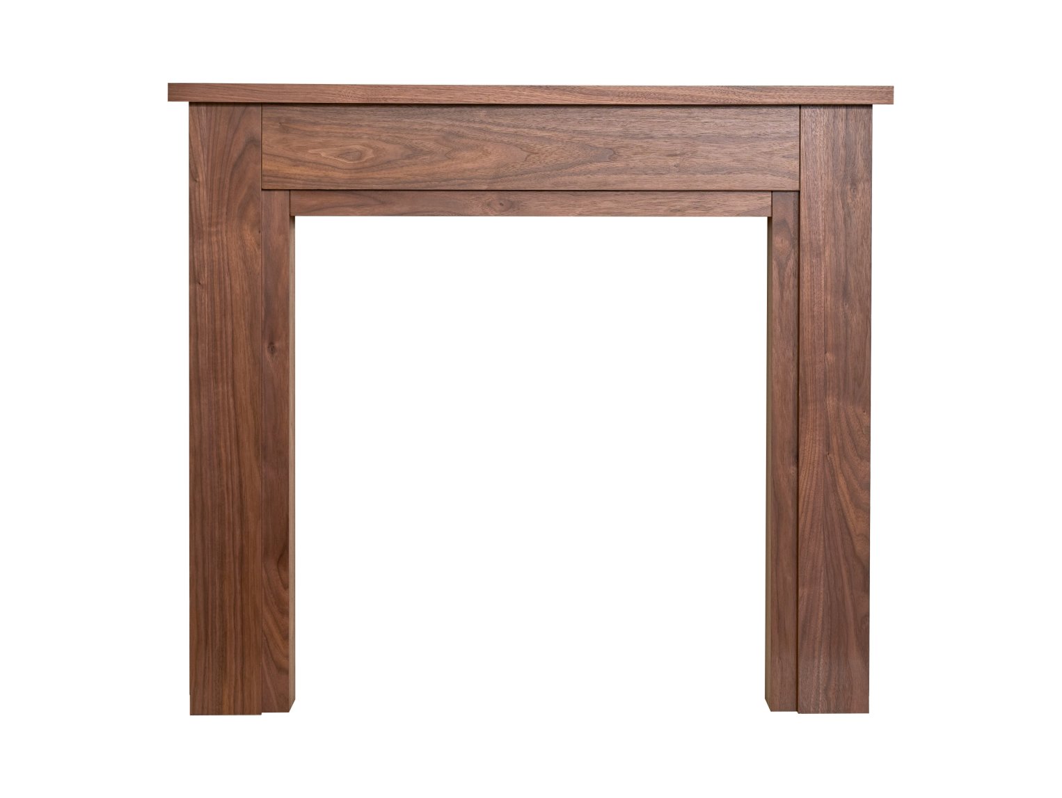 Adam Sudbury Mantelpiece with Downlights in Walnut, 48 Inch