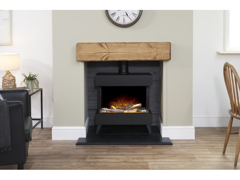Adam Viera Electric Stove + Remote Control Black