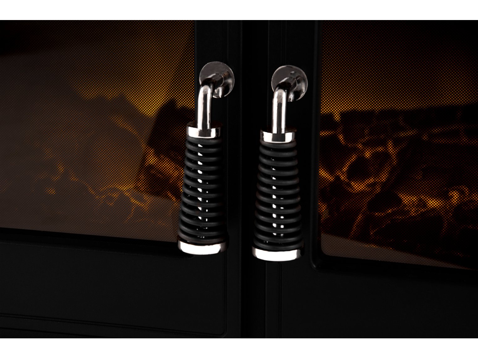 Adam Woodhouse Electric Stove Black + Straight Stove Pipe