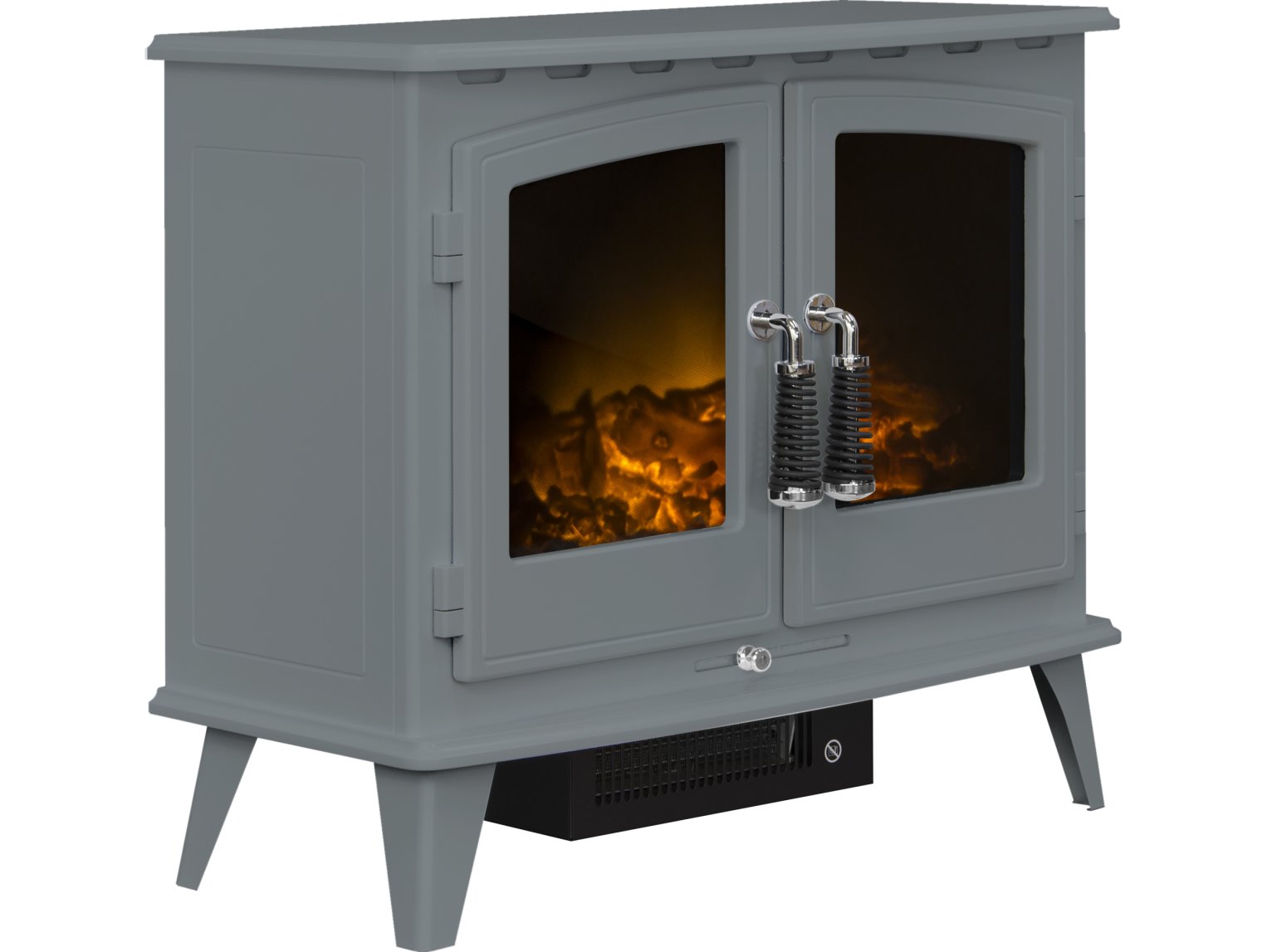 Adam Woodhouse Electric Stove Grey