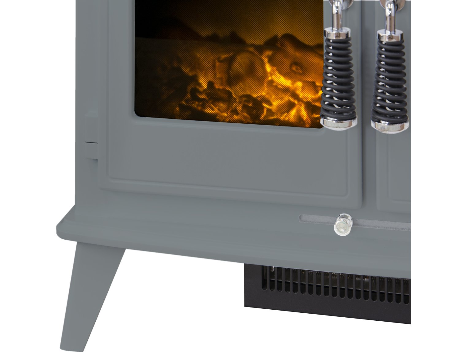 Adam Woodhouse Electric Stove Grey