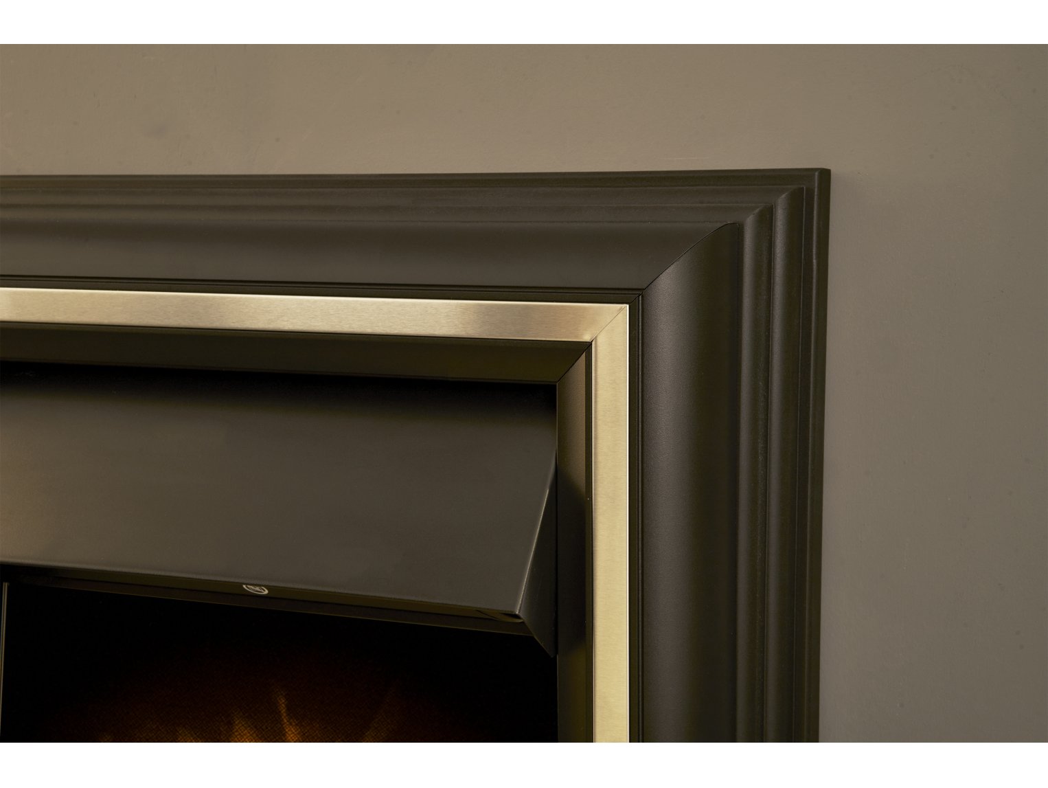 Adam York Freestanding Electric Fire Brushed Steel