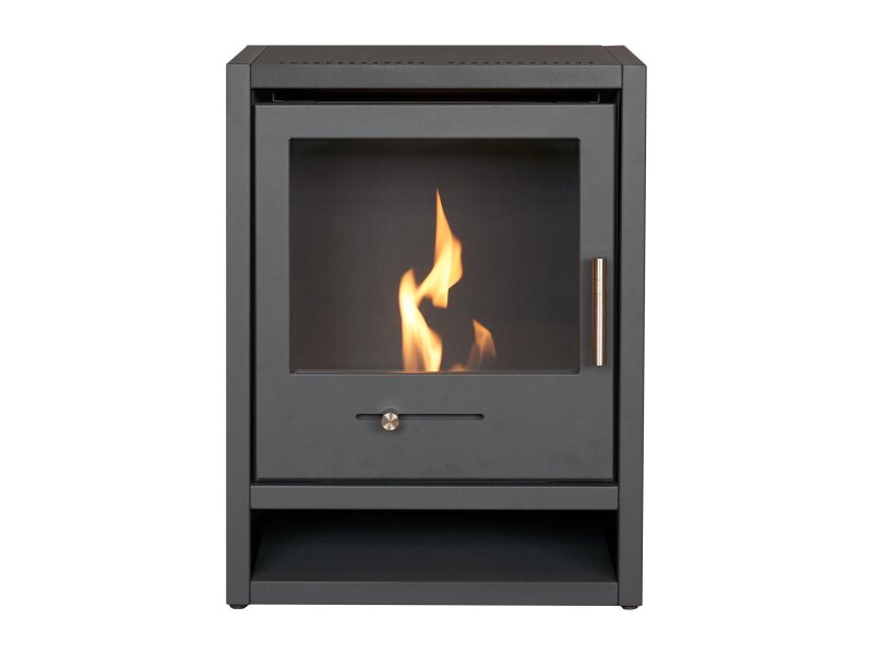 OKO S1 Bio Ethanol Stove in Charcoal Grey