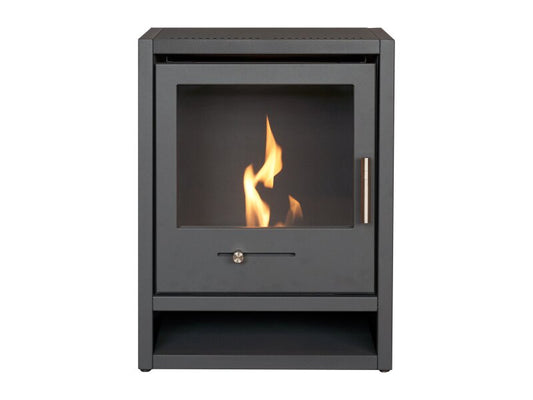 OKO S1 Bio Ethanol Stove in Charcoal Grey