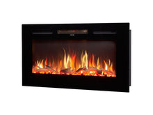Load image into Gallery viewer, Adam Orlando Inset / Wall Mounted Electric Fire, 36 Inch
