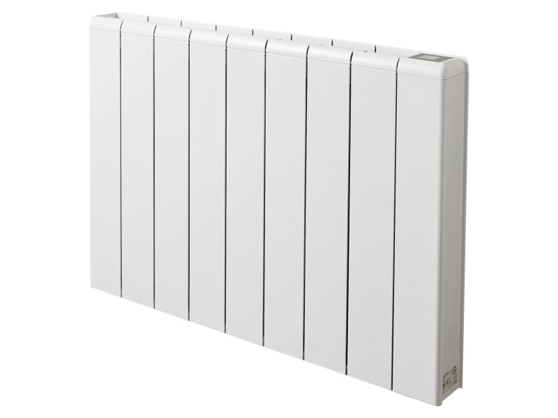 Adam Samson 2000W Dual Heating Electric Radiator in White with Smart WiFi Control