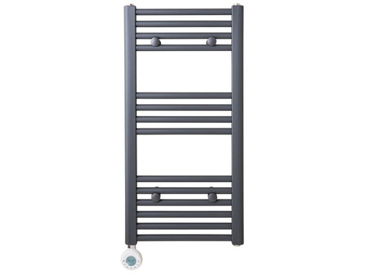 Eden Radium 600W Electric Towel Radiator in Anthracite with Smart WiFi Control