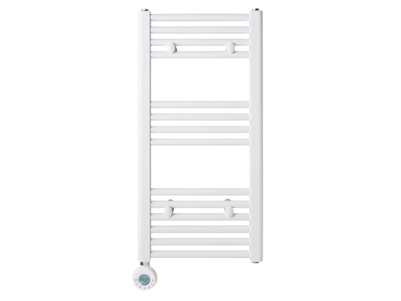 Eden Radium 600W Electric Towel Radiator in White with Smart WiFi Control
