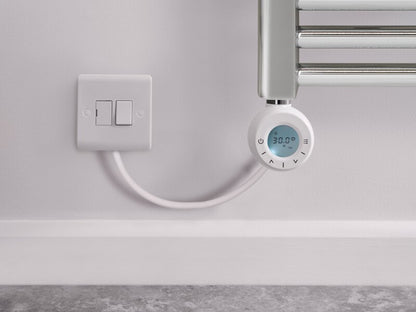 Eden Radium 600W Electric Towel Radiator in Chrome with Smart WiFi Control