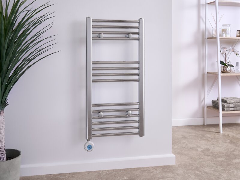 Eden Radium 600W Electric Towel Radiator in Chrome with Smart WiFi Control