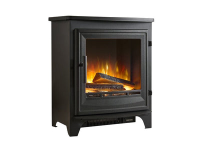 Acantha Halo Electric Stove in Black