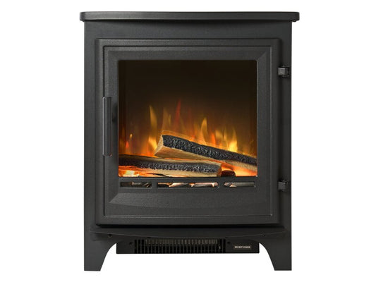 Acantha Halo Electric Stove in Black