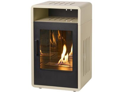 Adam Bellini Bio Ethanol Stove in Cream