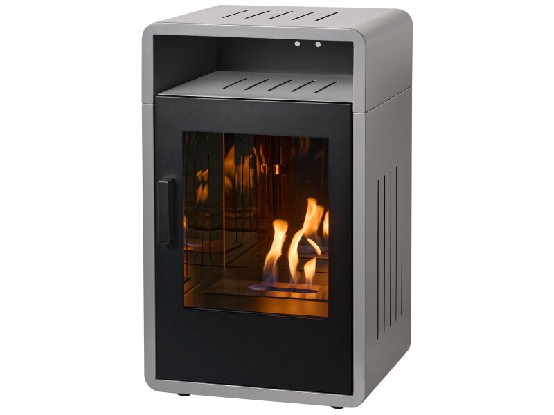 Adam Bellini Bio Ethanol Stove in Grey