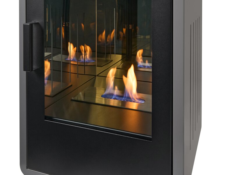 Adam Bellini Bio Ethanol Stove in Grey
