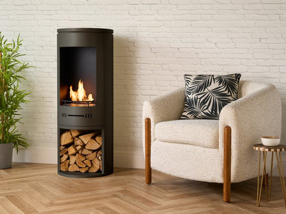 Sureflame Barilo Bio Ethanol Stove in Matte Black