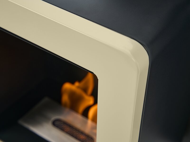 Adam Mira Bio Ethanol Stove in Cream - NEW