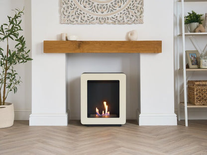 Adam Mira Bio Ethanol Stove in Cream - NEW