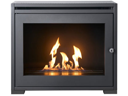 OKO S6 Bio Ethanol Stove in Charcoal Grey