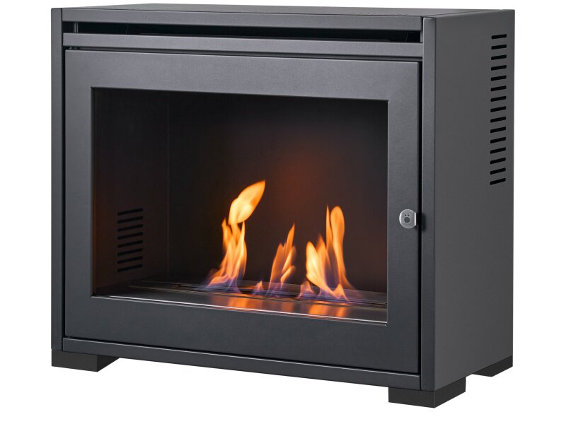 OKO S6 Bio Ethanol Stove in Charcoal Grey