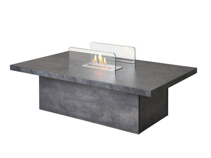 Acantha Castellon Bio Ethanol Coffee Table in Slate Effect