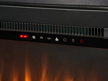 Acantha Vision Electric Media Stove in Black