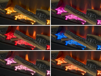 Acantha Vision Electric Media Stove in Black