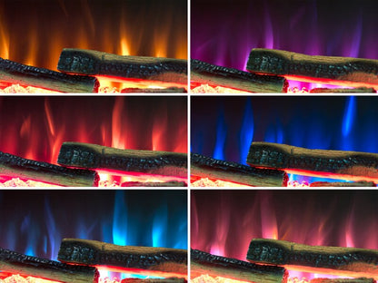 Acantha Vision Electric Media Stove in Black